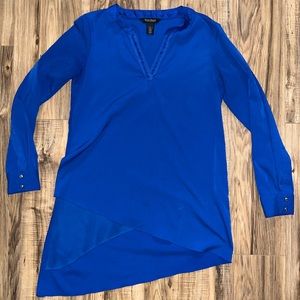 White House Black Market Size 0 Asymmetrical Blouse